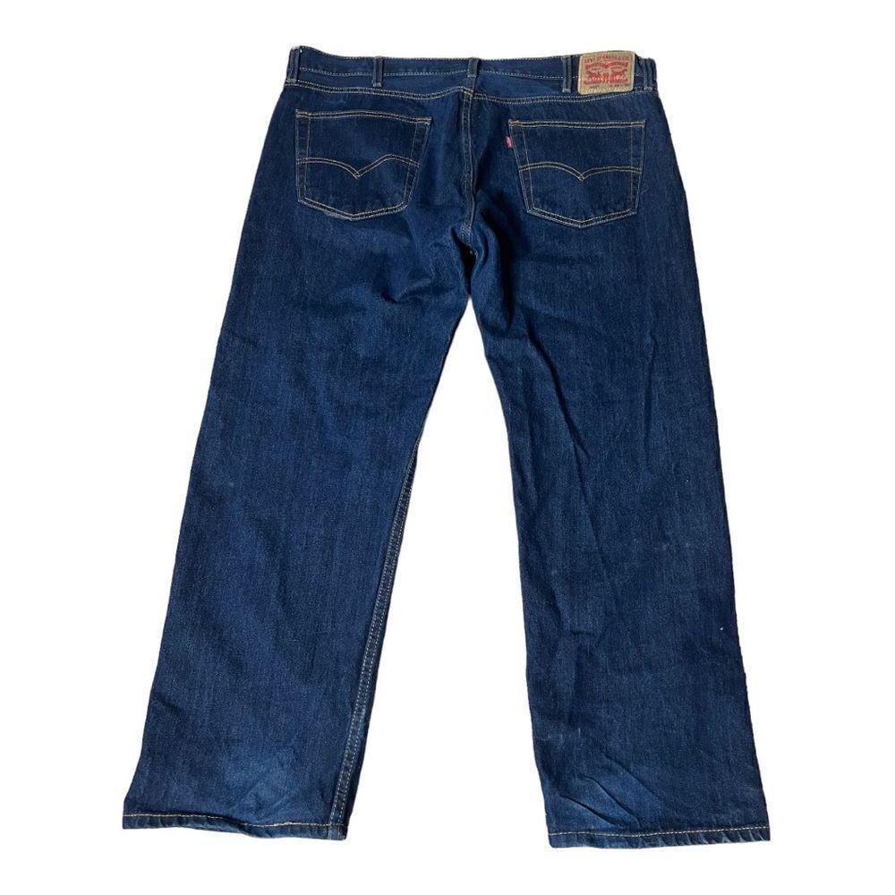 Levi’s Men’s 505 Regular‎ Fit Straight Jeans Size 42X30 - Picture 2 of 7